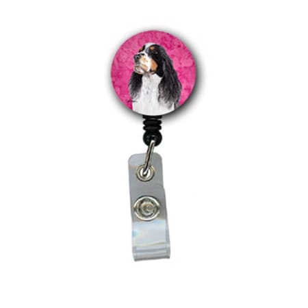 Teacher&Aposs Aid Springer Spaniel Retractable Badge Reel Or Id Holder With Clip TE2921616